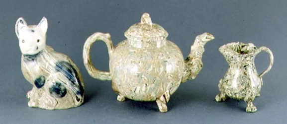 Theepot en roomkan, ca. 1745-50